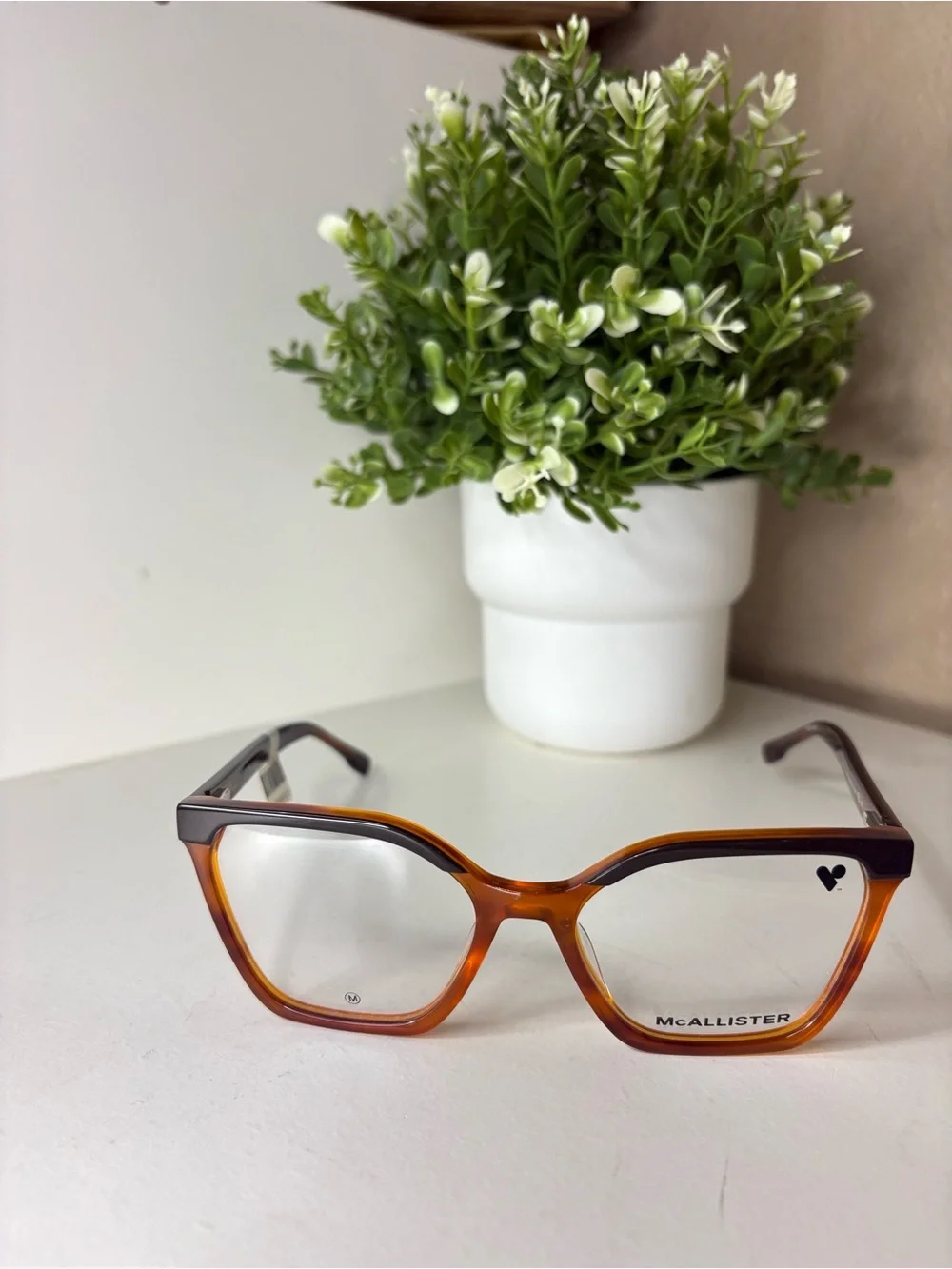 Title: McAllister MC4523 Butterscotch Tortoise Eyeglasses Frames 53-17-140 New